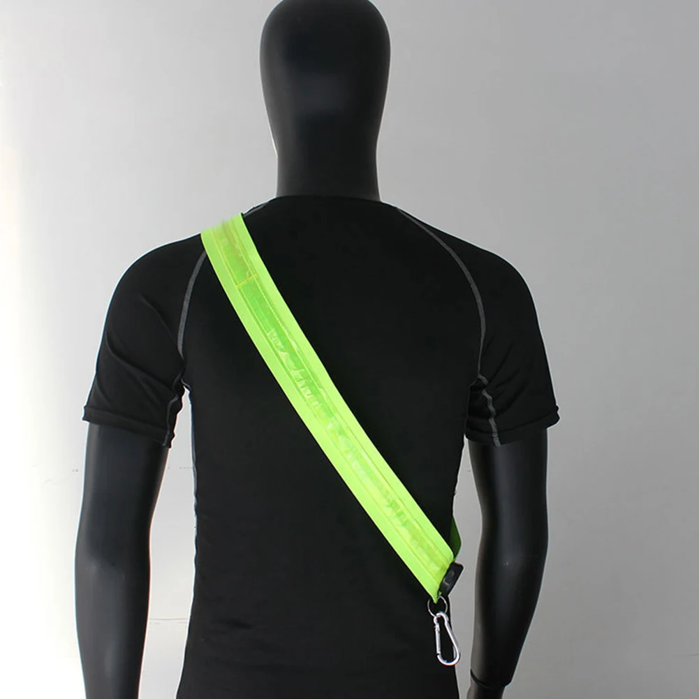 Running Gear Lights - สายรัดไหล่เรืองแสงไฟ LED สายรัดไหล่แบบชาร์จไฟได้สำหรับผู้ชายผู้หญิงเดินป่ากลางแจ้งปั่นจักรยานวิ่งจ๊อกกิ้งไฟเดินอุปกรณ์
