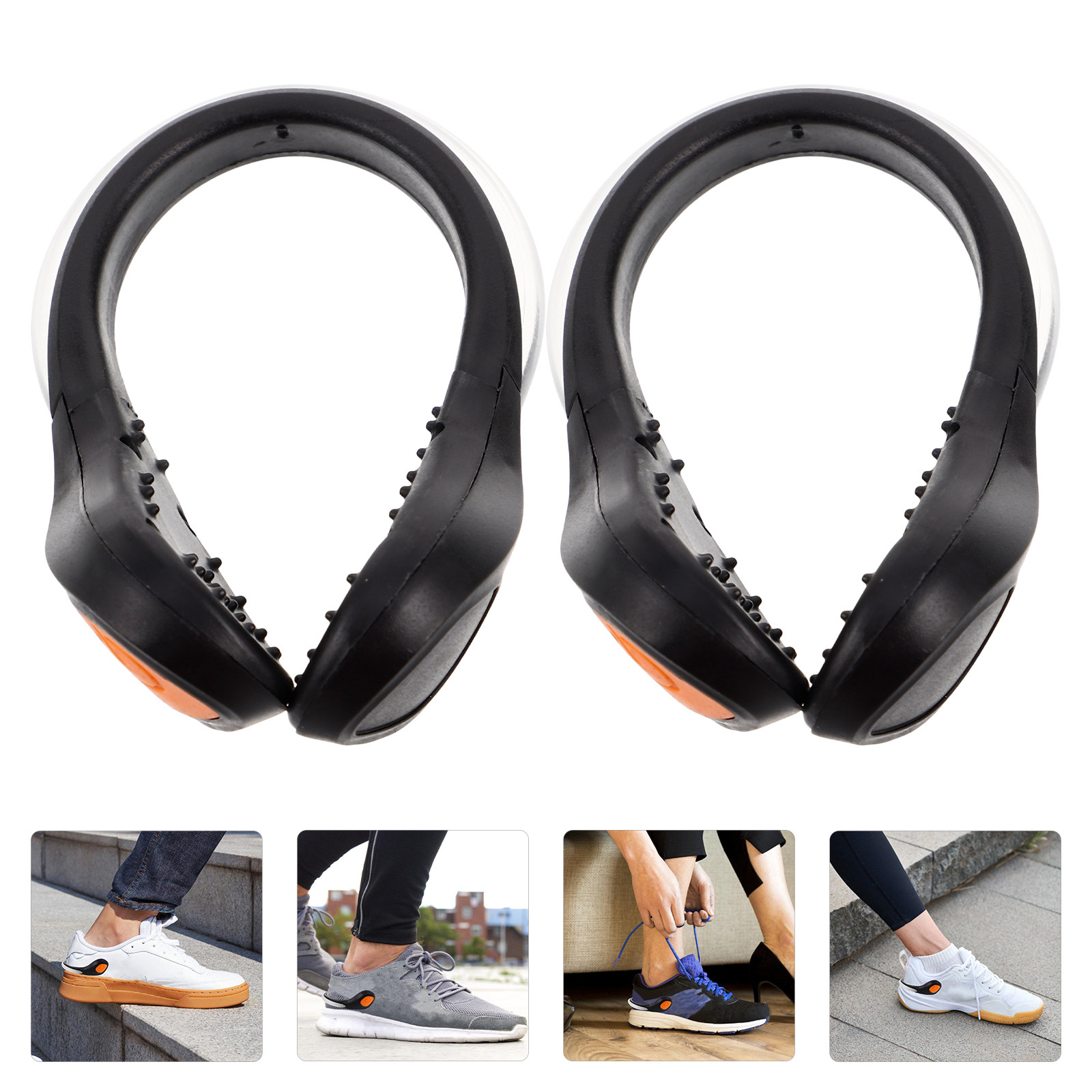 Running Gear Lights - ไฟ LED ติดรองเท้า 2 ชิ้น อุปกรณ์วิ่งกลางคืน