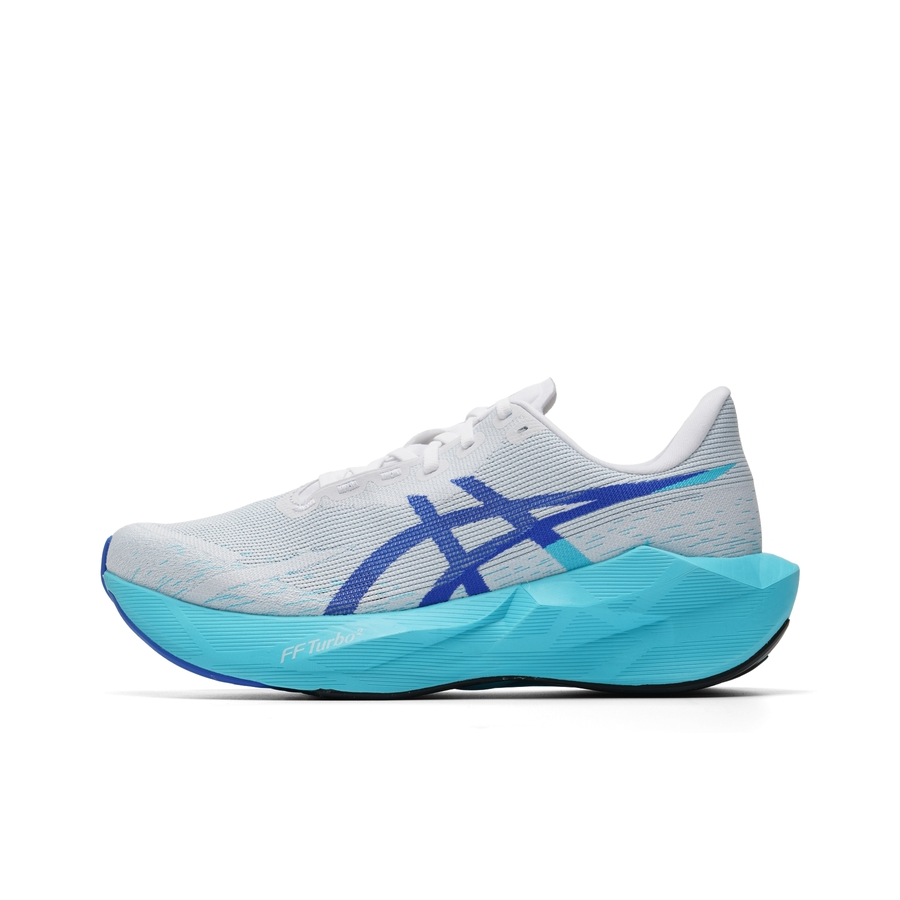 Running Gear Asics - รองเท้าวิ่ง ASICS NOVABLAST 6 สำหรับผู้ชาย สีขาว-น้ำเงิน
