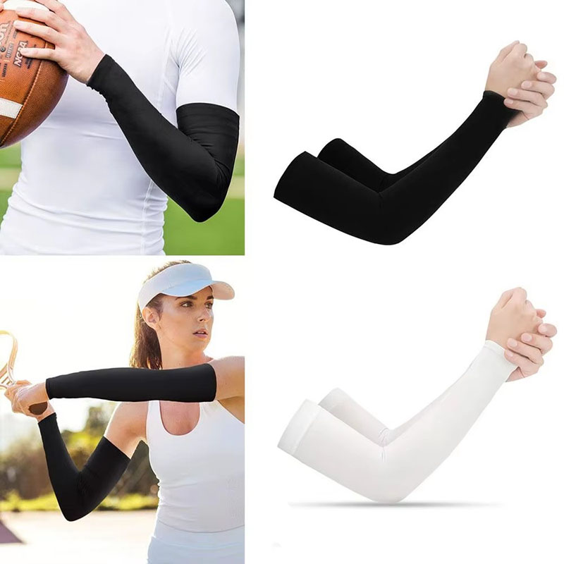 Running Gear Outdoor - ปลอกแขน 1 คู่สําหรับกีฬากลางแจ้งป้องกันรังสียูวีแขนระบายความร้อนฤดูร้อนอุปกรณ์วิ่งและตกปลา