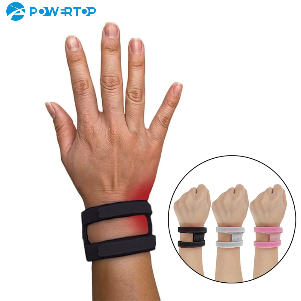 Sweat Band Wrist - 1 ชิ้นปรับนุ่มบางกีฬาโยคะสายรัดข้อมือปวด TFCC ฉีกขาดการบาดเจ็บรั้งฟิตเนสแพลงป้องกัน