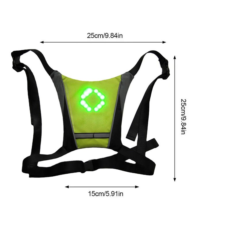 เสื้อกั๊กนิรภัยพร้อมไฟเลี้ยวแบ - Running Gear Lights บทวิจารณ์และราคา