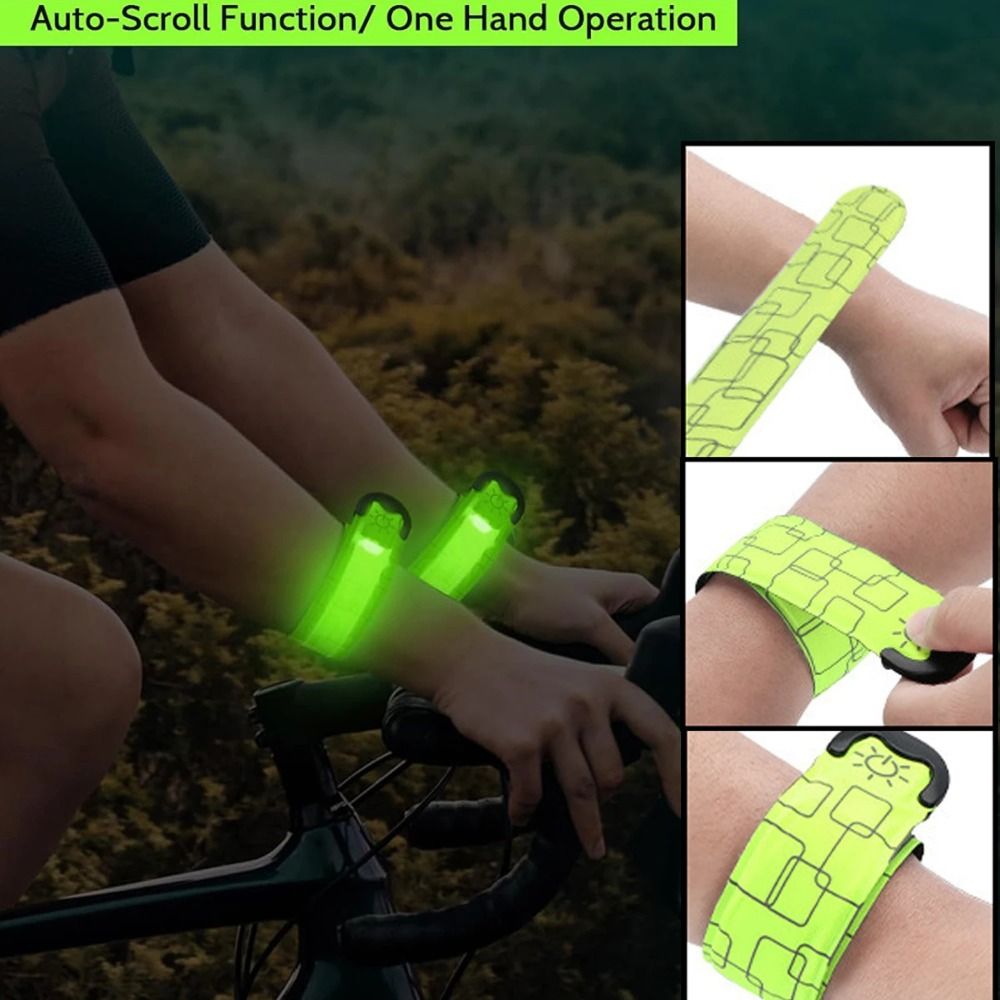 สายรัดแขนสำหรับวิ่งกลางคืนแบบแ - Running Gear Lights บทวิจารณ์และราคา