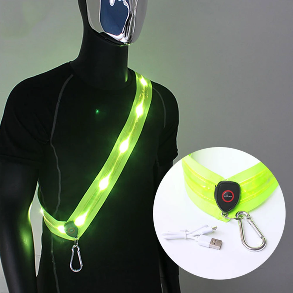 สายรัดไหล่เรืองแสงไฟ LED สายรั - Running Gear Lights บทวิจารณ์และราคา