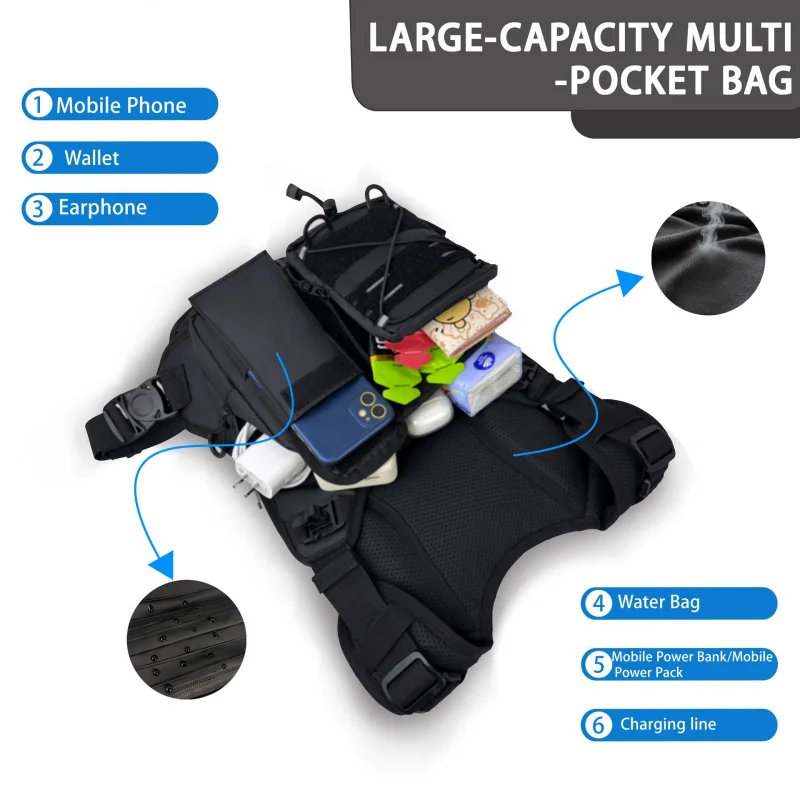 ​ กระเป๋าคาดอกแบบยุทธวิธีคุณภา - High And Running Gear บทวิจารณ์และราคา