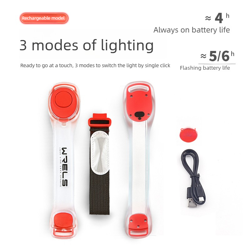 สายรัดแขน/ขาแบบมีไฟ LED ชาร์จไ - Running Gear Lights บทวิจารณ์และราคา