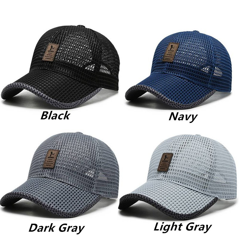 หมวกแก๊ปตาข่ายระบายอากาศ แห้งเ - Running Cap Mesh บทวิจารณ์และราคา