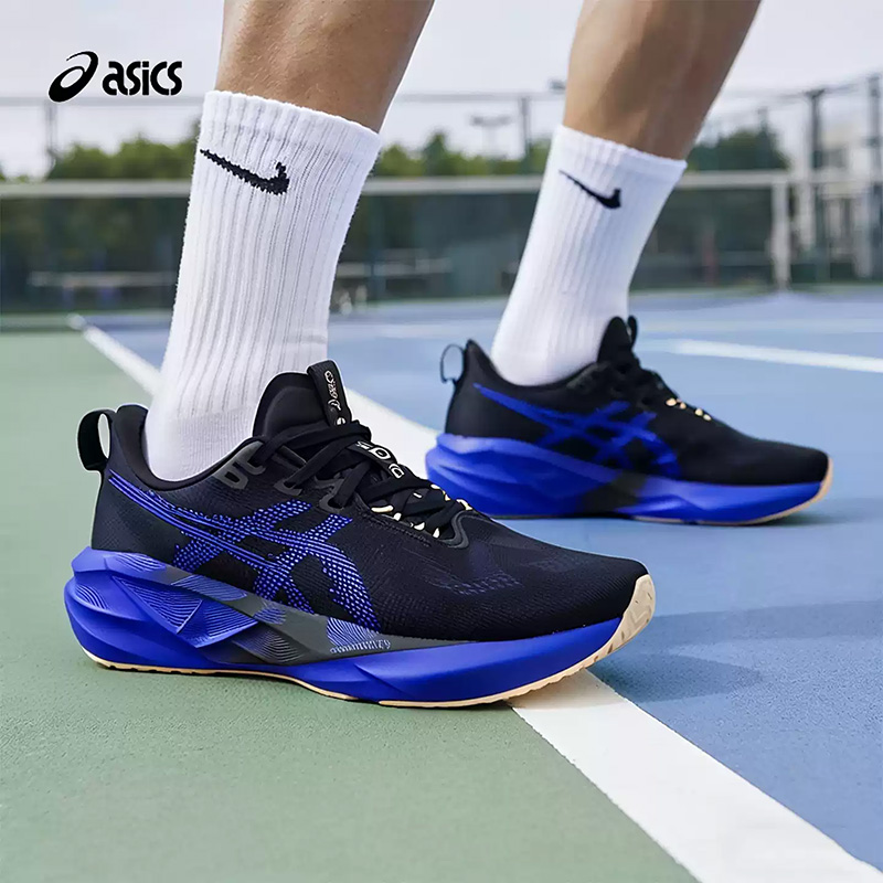 Asics NOVABLAST 5 สีดำรอยัลบลู - Running Gear Asics บทวิจารณ์และราคา