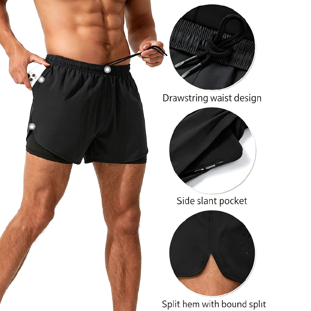 กางเกงวิ่งเอวสูง 2-in-1 พร้อมซ - High And Running Gear บทวิจารณ์และราคา