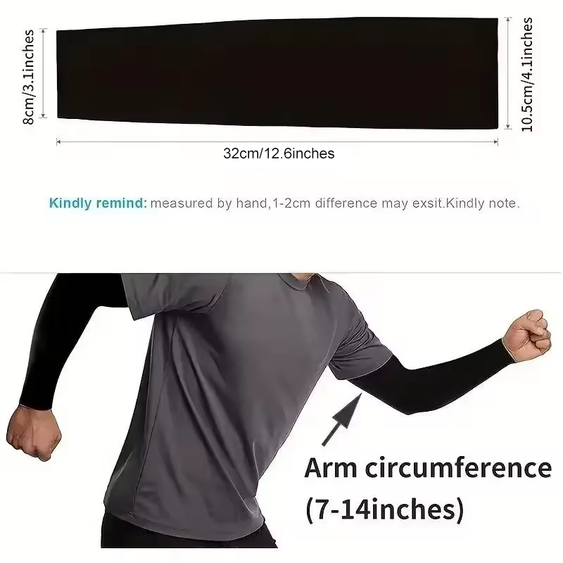 ปลอกแขน 1 คู่สําหรับกีฬากลางแจ - Running Gear Outdoor บทวิจารณ์และราคา