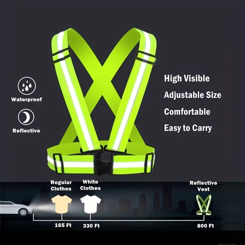 เสื้อกั๊กสะท้อนแสงเพื่อความปลอ - High And Running Gear บทวิจารณ์และราคา